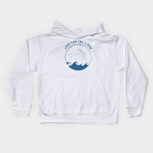 Save The Ocean Save The Whales Kids Hoodie